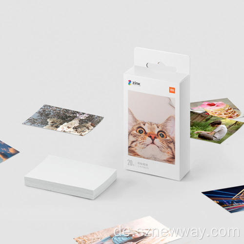 Xiaomi Fotodrucker Papier 20/50 Blätter 3 Zoll